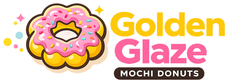 Golden Glaze Mochi Donuts