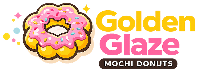 Golden Glaze Mochi Donuts